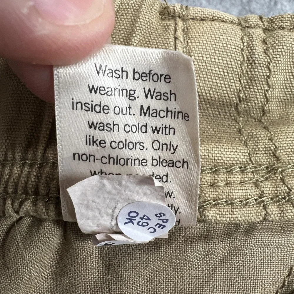 Sonoma Shorts Womens M Beige Utility Drawstring Twill Casual Goods For Life - Picture 7 of 16